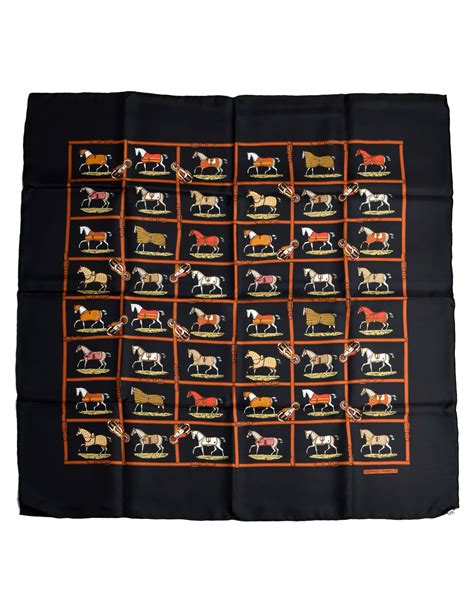 hermes horses scarf red and black|hermes scarf horse for sale.